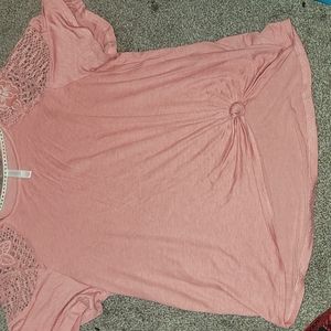 coral shirt